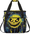 Halloween Ghosts Coffee Maker Carrying Bag Gothic Ghosts Travel Storage Bag Compatible with K-Mini or K-Mini Plus Single Serve Coffee Brewer Carrying Case with Multiple Pockets &amp Shoulder Strap