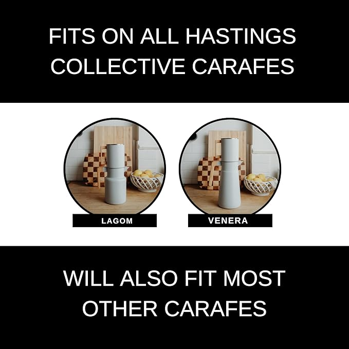 HASTINGS Pour Over Coffee Dripper - Stainless Steel Pour Over Coffee Filter Metal Paperless Reusable Double Mesh Cone Filter with Wood Handle - Coffee Maker for Single Cup Brew up to 68 OZ (Grey)