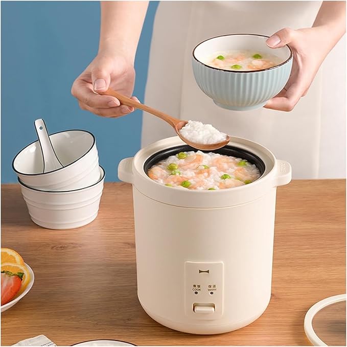 Mini Rice Cooker Commercial Rice Cooker 1.2L Multi-Functional Small Rice Cooker For 1-3 People Cooking