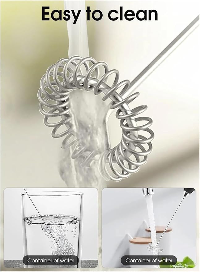 Fit for Electric Hand Blender &amp Egg Beater - Drink Mixer &amp Milk Frother with Stand for Coffee &amp Lattes(C)