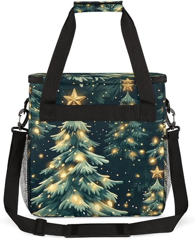 Cartoon Tree Coffee Maker Carrying Bag Abstract Tree Travel Storage Bag Compatible with K-Mini or K-Mini Plus Single Serve Coffee Brewer Carrying Case with Multiple Pockets &amp Shoulder Strap