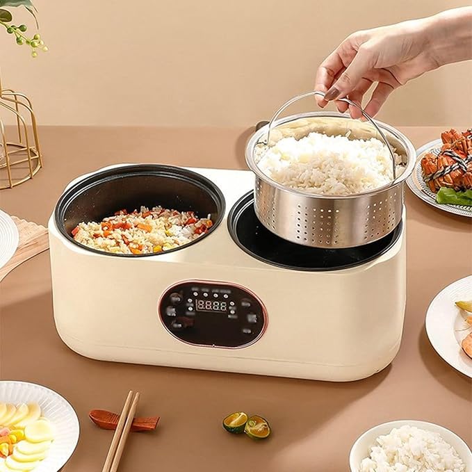 GRFIT Automatic Multi-Functional Double-Liner Cooker Household Intelligent Touch Screen Non Stick Electric Cooking Pot jinyi2016SHOP-1998