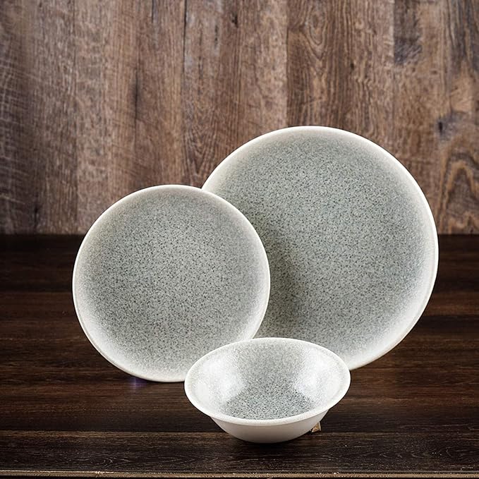 Luca Ocean Matte 3 Piece Dinnerware Set for 1