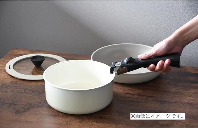 Pearl Metal Tortino HC-686 Pot Multi Pot 6.3 inches (16 cm) Induction Compatible Ceramic Coating Coating