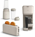 bella 2 Slice Slim Toaster + 6 Pcs Rocket Blender + Single Serve Kcup Coffee Maker Smart Toaster w 6 Shades Control Portable Smoothie Maker &amp Compact Coffee Machine Oatmilk