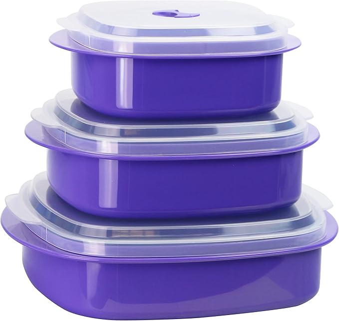 Microwave Cookware Set Purple