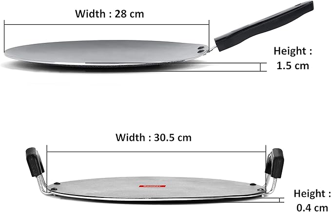 Sumeet NonStick Cookware aluminium Set (Conceive ROti - 28Cm Dia Tawa-30.5cm)