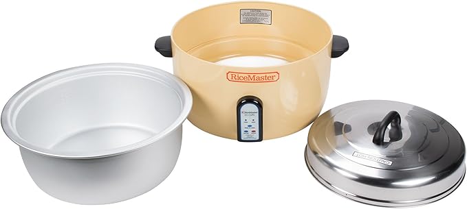 Town 57155 RiceMaster Rice Cooker/Steamer electric 55 cup capacity