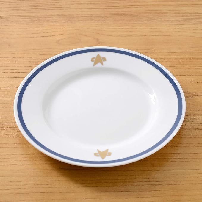 Star Trek The Next Generation Porcelain 16 Piece Dinner Set Includes Plates Bowls and Cups