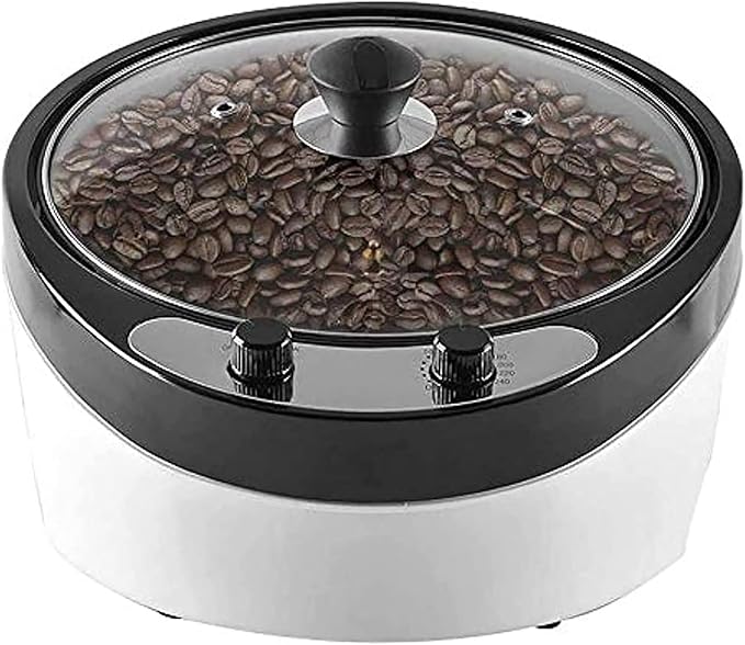 1800W Coffee Bean Roaster with Temperature Adjustment High Capacity Bevel Design Coffee Roaster Cereal Coffee Machine Household Baking Machine