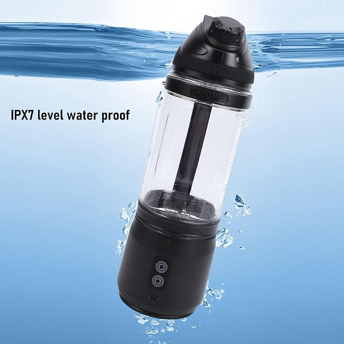Fockety Portable Blender 24oz 240W USB Rechargeable Cordless Personal Blender with 6 Stainless Steel Blades for Shakes Smoothies and Ice Crushing BPA PCTG Travel Blender Cup (700ml)