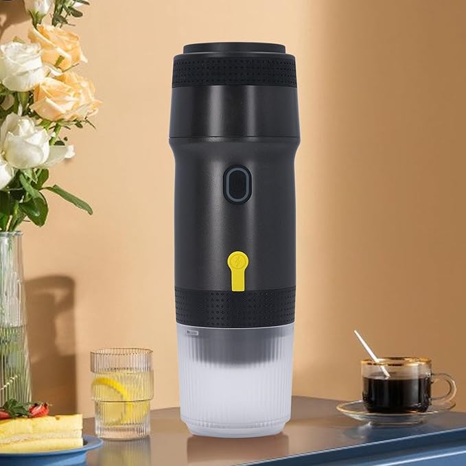 aqxreight Portable Machine 3 in 1 20Bar travel coffee maker Cordless Heating Full Automatic Capsule Coffee Machine for Outdoor Travel Home Office