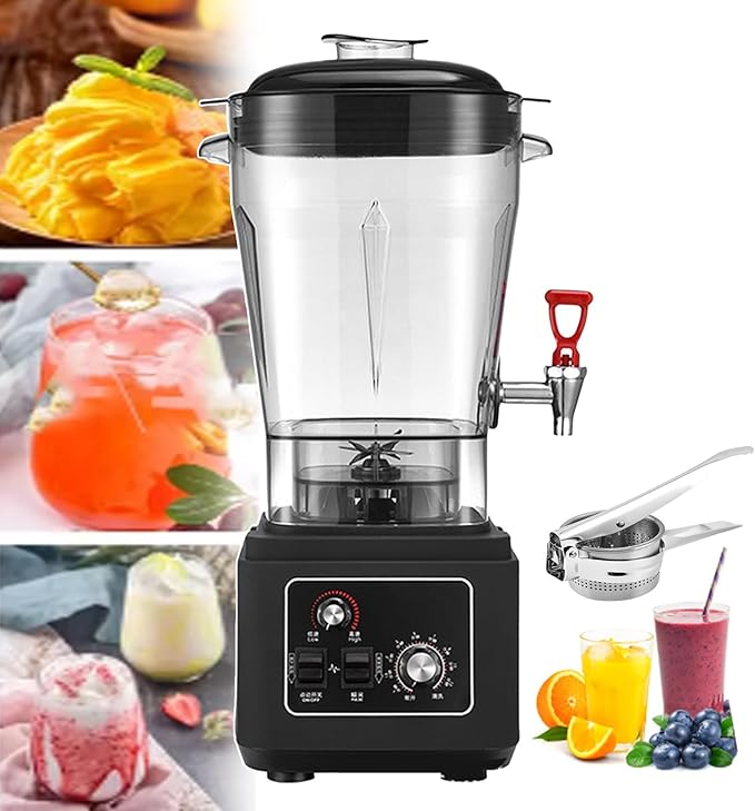 Standing Mixer - Electric Nut Mill For Smoothies And Shakes Electric Ice Cube Machine 7 Speed Smoothie Mixer Nut Milking Machine For 2-8 People 11l/15l/19l15L