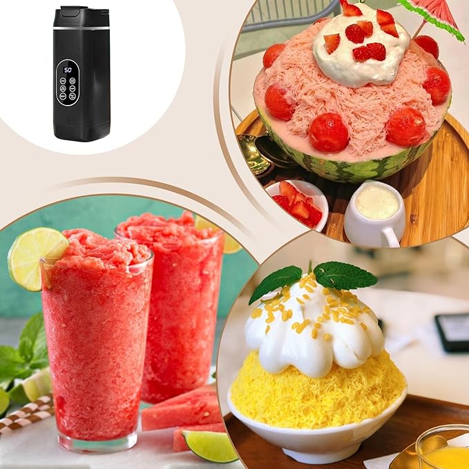 Portable Juicer Blender - Usb Rechargeable Personal Blender For Smoothies Fresh Juice Preparation With Compact Design Multi-Function Drinks Maker For Kitchen Home Gym Travel