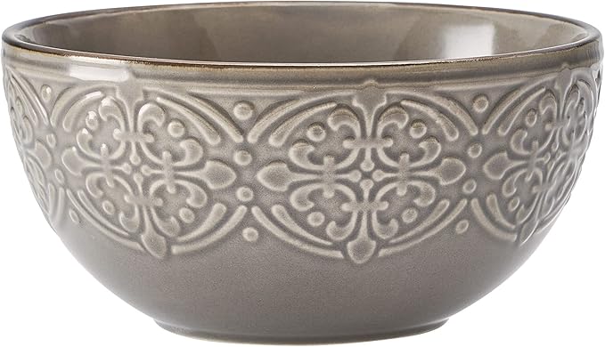 Pfaltzgraff Emma 12 Piece Dinnerware Set Service For 4 Gray