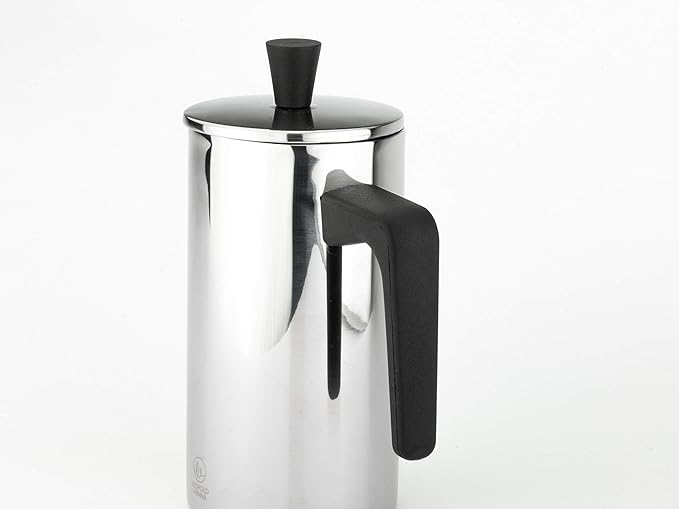 Leopold Vienna 700 ml Coffee Maker Double Walled Napoli Stainless Steel Silver 10 x 15.5 x 19.8 cm