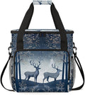 Forest Giraffe Coffee Maker Carrying Bag Gothic Giraffe Travel Storage Bag Compatible with K-Mini or K-Mini Plus Single Serve Coffee Brewer Carrying Case with Multiple Pockets &amp Shoulder Strap