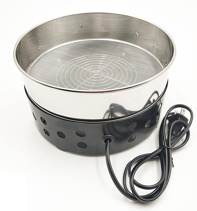 Electric Coffee Bean Cooler Household Coffee Beans Roasters Cooling Machine Coffee Roasters Cool Maker for Home Kitchen With 304 Stainless Steel Mesh 350G Double Layer Collect Coffee Chaff 110V