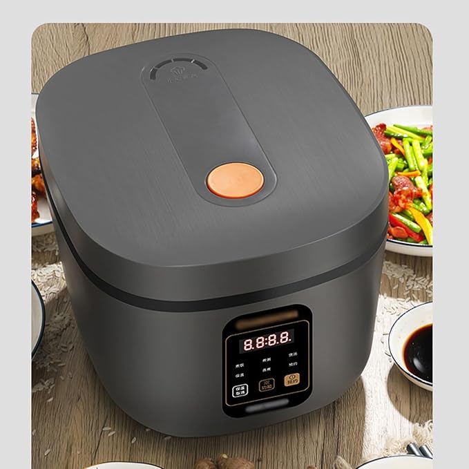 Rice Cookers Intelligent Rice Cooker Household Multifunctional Small Porridge Soup Rice Cooking Rice Cooker Steaming Rice Maker(3.8L)
