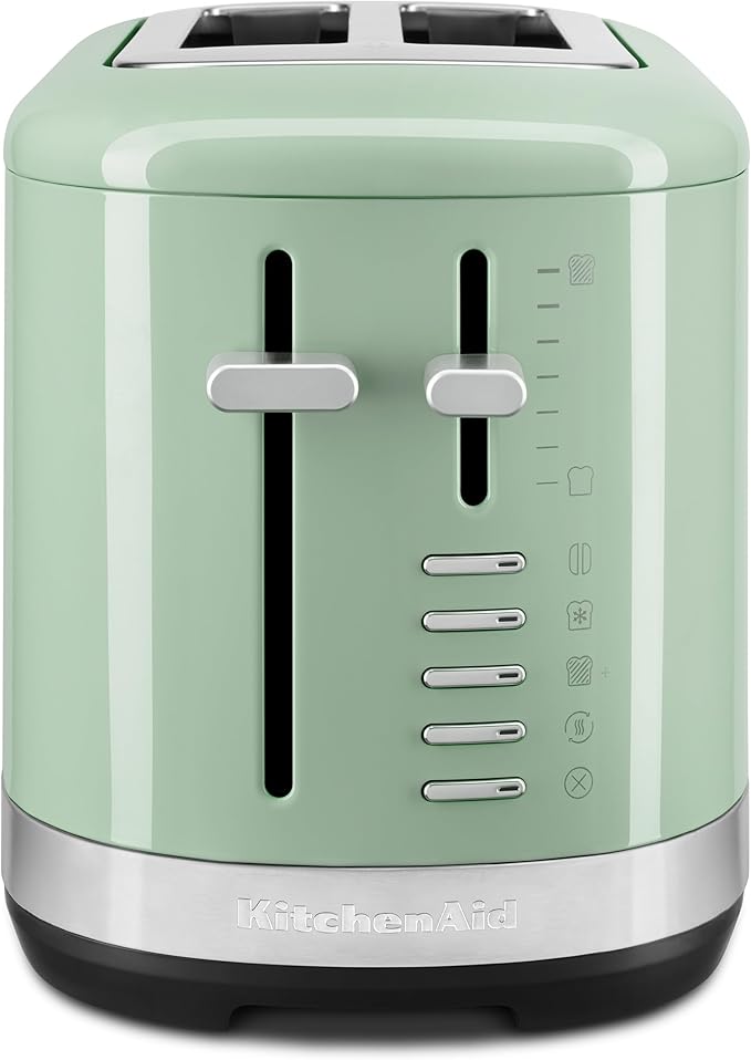KitchenAid 2 Slice Automatic Toaster with Extra Wide Slots KMT2109PT Pistachio