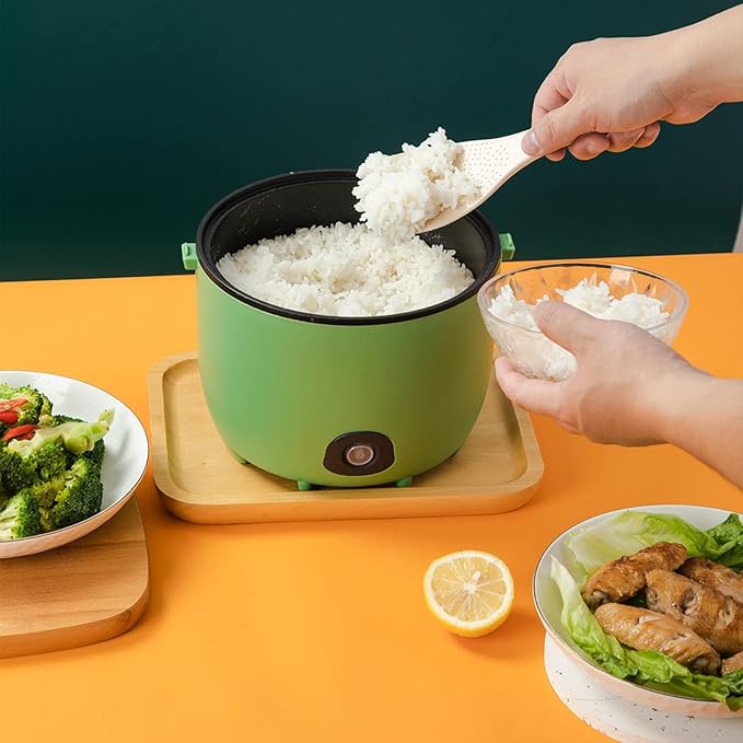 Rice Cooker Mini Rice Cooker With Non-Stick Removable Inner Pot/Keep Warm Function(Pink)