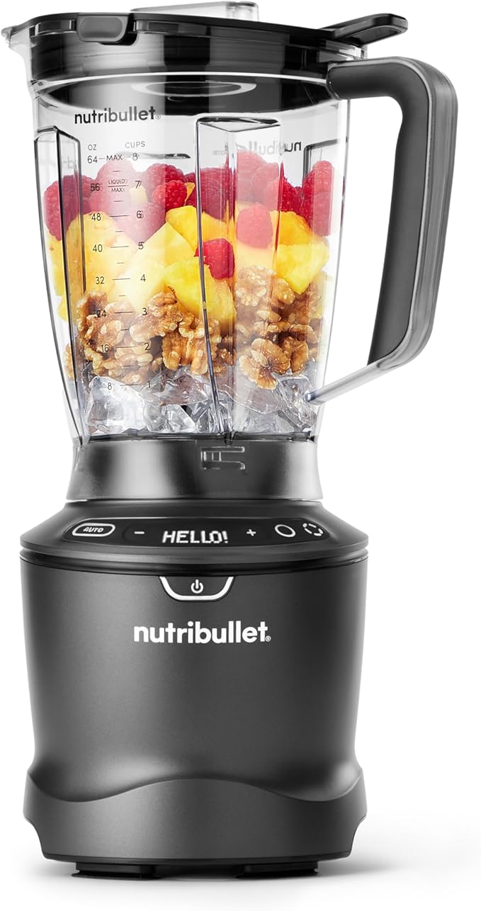 nutribullet SmartSense 5-speed full-size blender 1400 Watt- Gunmetal Gray