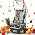 2200W Commercial Blender for Smoothies - Professional Grade High Speed Quiet Electric Countertop Blenders with Sound Enclosure 68oz for Kitchen &amp Home Use