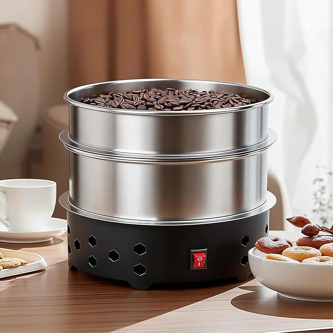 Coffee Bean Cooler Roaster Machine for Home Use Electric Coffee Bean Roaster for Cafe Shop Nut Peanut Black Bean Soybeans