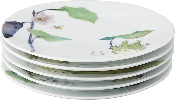 Noritake 1704-15L/VF9931A My Neighbor Totoro Vegetable Series Microwave Safe Dishwasher Safe 5 Pieces Fine Porcelain