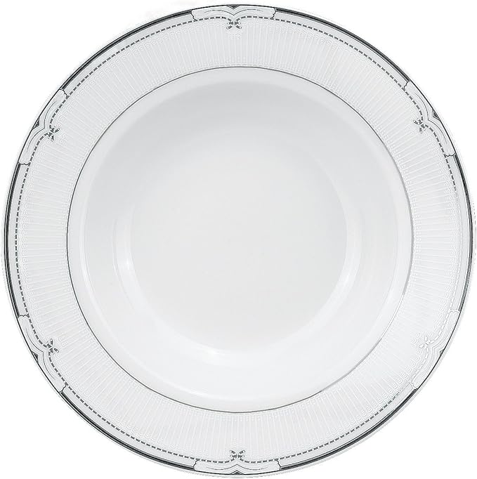Lorren Home Trends 57-Piece Porcelain Dinnerware Set Rio Service for 8