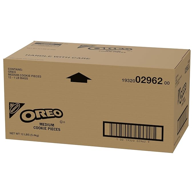 OREO Chocolate Sandwich Cookies Medium Cookie Pieces 12 - 16 oz Bags