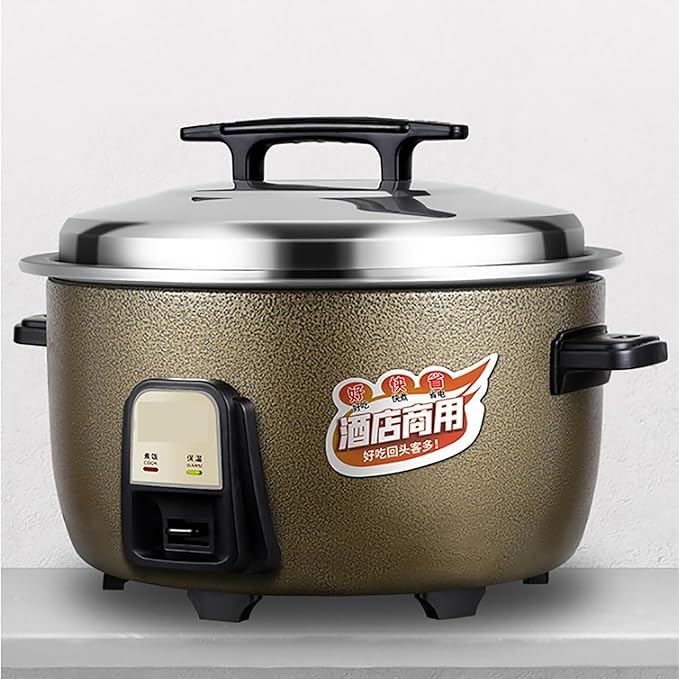 Commercial Rice Cooker（8-45L） Large Capacity Hotel Restaurants Old-fashioned Large Rice Cooker for 8-60 PeopleUS/EU Used(18L-2500W)