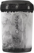 HyperChiller HC2 Patented Iced Coffee/Beverage Cooler NEW IMPROVEDSTRONGER AND MORE DURABLE! Ready in One Minute Reusable for Iced Tea Wine Spirits Alcohol Juice 12.5 Oz Black