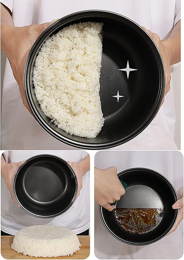Household Electric Rice Cooker With Steamer Non-Stick Inner Pot Intelligent Insulation Make Rice Steam Healthy Food Vegetables For 1-8 People(3.8L)