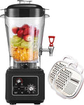 Table Blenders With Pouring Spout Smoothie Maker And Nut Mill 45000rpm Commercial Juicer With Timer For Smoothies Sauces Drinks Sauces 11l/15l/19l (With 2 Graters) 15L