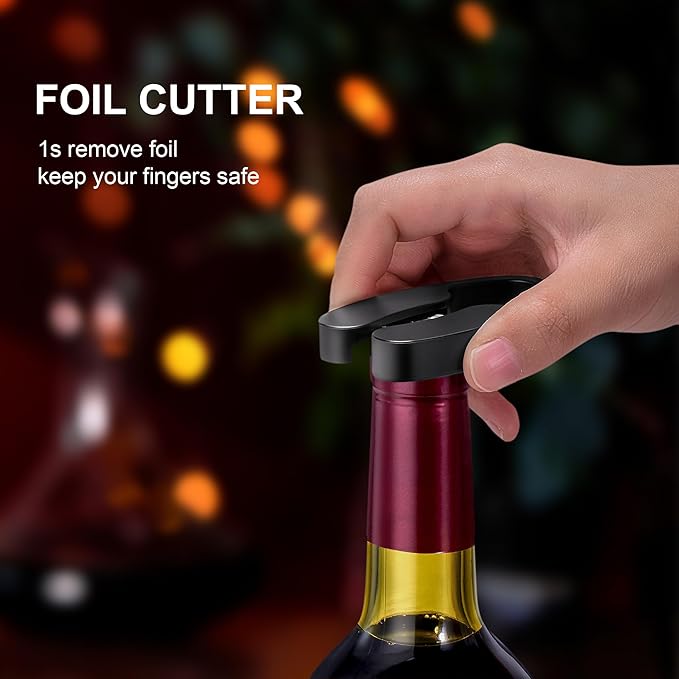 Roter Mond Retro 2 Slice Toaster + Electric Wine Opener Set for Merry Christmas