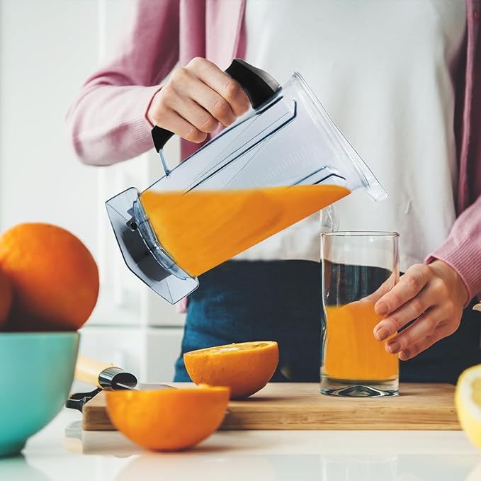 Blender Pitcher 64oz Compatible with 5200 5000 5300 6300 VM0101 VM0103 VM0197 Classic/Explorian/Commercial Series etc Container Jar Cup 2-year full warranty