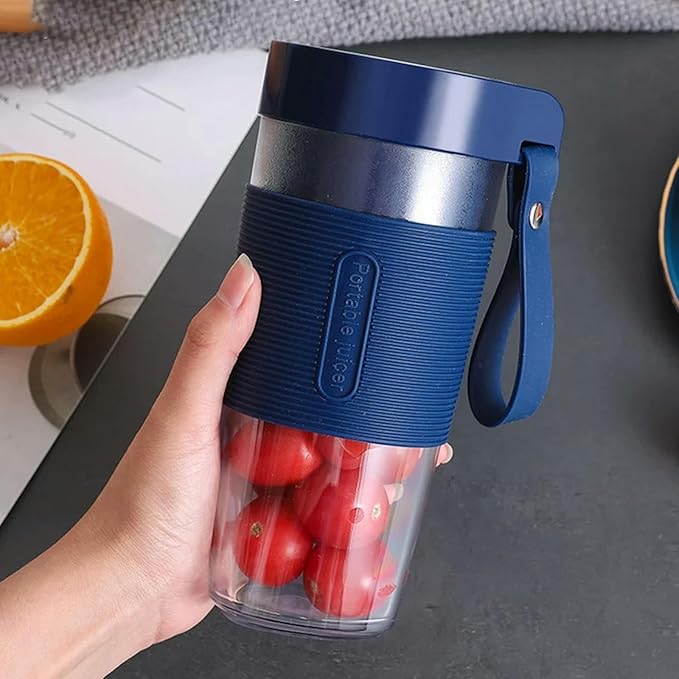 7.4V Portable Blender Personal Blender for Smoothies and Shakesr with Rechargeable USB for Kitchen TravelBlue