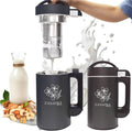 Nut Milk Maker Machine 50oz/1.5L Stainless Steel (Built-In StrainerNo Mesh Bags) 8-IN-1 Cooking Blender 6-7 Cups Per Batch Oat Almondmilk Maker &amp Soymilk Maker Creamy Plant-Based Milks &amp