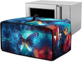 Toaster Oven Dust Cover with Accessory Pockets Neat Storage and Protection with Organizing Side Pockets for Kitchen Toaster Oven Appliances Decor Blue Butterfly