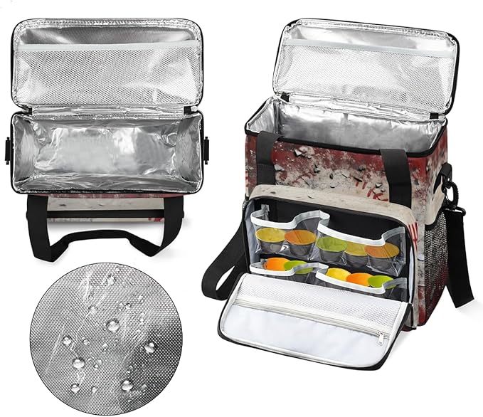 Graffiti Baseball Coffee Maker Carrying Bag Sport Baseball Travel Storage Bag Compatible with K-Mini or K-Mini Plus Single Serve Coffee Brewer Carrying Case with Multiple Pockets &amp Shoulder Stra