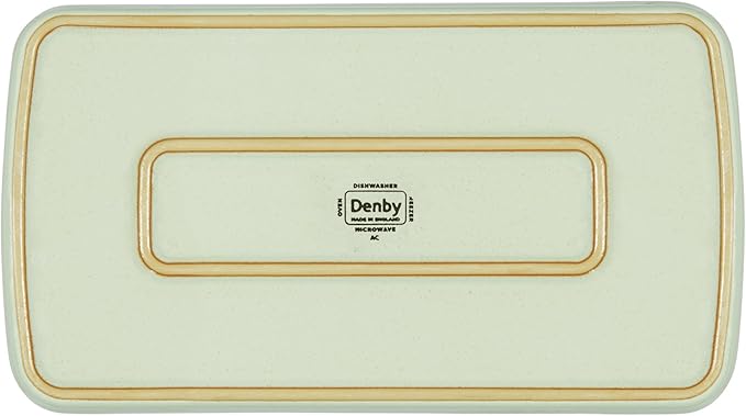 Denby Accent Rectangle Plate Orchard Green Set of 4