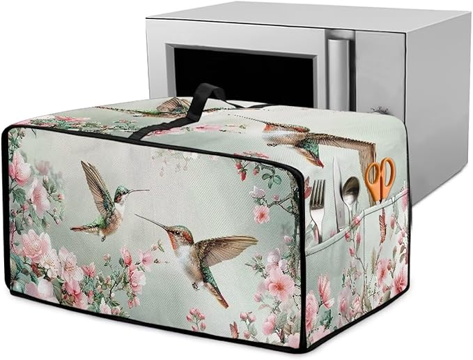 Hummingbird Flying Toaster Oven Air Fryer Cover Heat-Resistant Waterproof Protective Covers Compatible with Smart Oven Air Fryer Smart Oven for Parties Gatherings