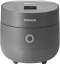 CUCKOO Micom Rice Cooker 3-Cup Uncooked / 6-Cup Cooked with Nonstick Inner Pot Small Rice Maker with 8 Menu Options Fuzzy Logic Technology Auto Clean Quick Rice Mode Gray (CR-0375FG)