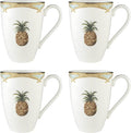 Lenox 897299 British Colonial Bamboo Mugs Set of 4