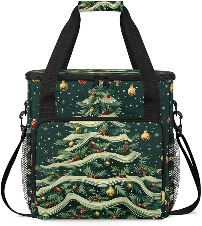 Cartoon Tree Coffee Maker Carrying Bag Magic Tree Travel Storage Bag Compatible with K-Mini or K-Mini Plus Single Serve Coffee Brewer Carrying Case with Multiple Pockets &amp Shoulder Strap
