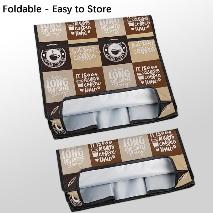 cfpolar Kitchen Aid Mixer Cover Compatible with 6-8 Quarts Coffee Checkered Pattern Stand Mixer Cover Kitchen Aid Mixers Accessories Appliance Organizer