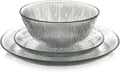 CASCATA 12 pcs. Glass Dinnerware Set