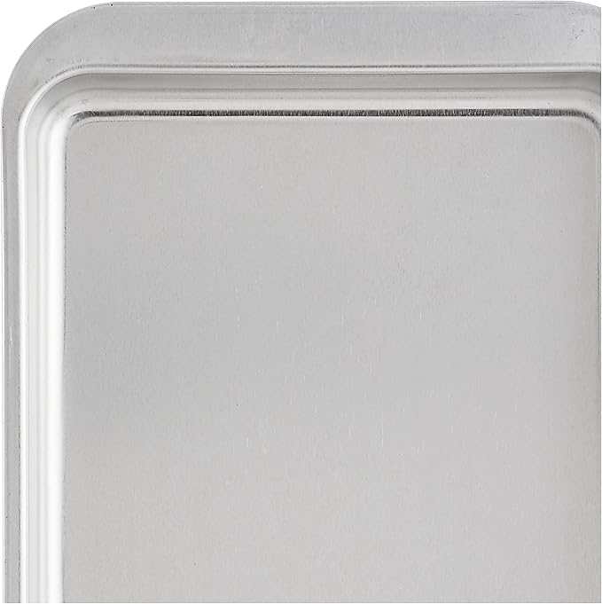 Nordic Ware Naturals 3 Piece Compact Pan Set Toaster Oven Counter Ovens Air Fryer and Broiler Safe Size for 1-2 Portions - Includes Baking Sheet Broiling Rack and Rectangular Pan