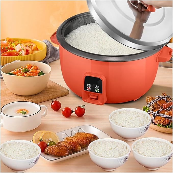 Electric Pressure Cooker Commercial Rice Cooker Portable Rice Cooker Small Removable Nonstick Pot Keep Warm Function For Soup Grain Veggie